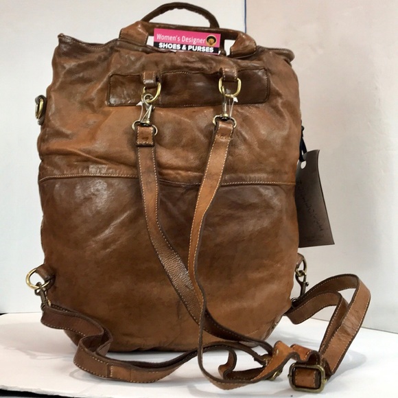 Langellotti Made In Italy woven leather tote bag - Picture 7 of 8